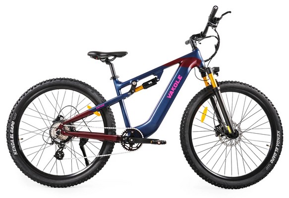 Vakole EMT29 250W 29  E-Mountain Bike 720Wh Entry-level Full Suspension EMTB with Torque Sensor 48V 15Ah Battery